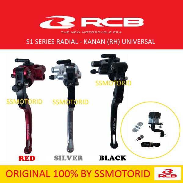 Master Rem Handle Kanan RCB S1 Radial 14mm Mio Soul J M3 S Z125 GT