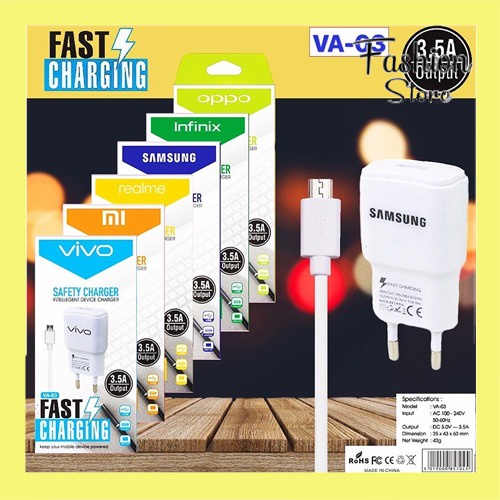 TC BRANDED VA-03 3.5A GROSIR TRAVEL CHARGER/CAS/CASAN