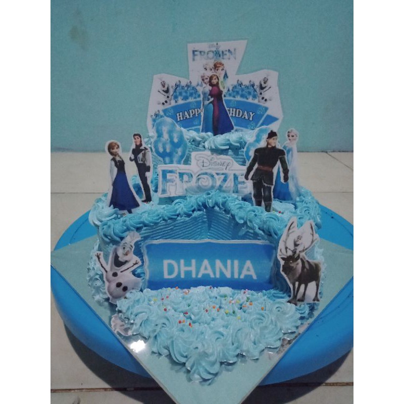 

kue ulang tahun frozen 20cm