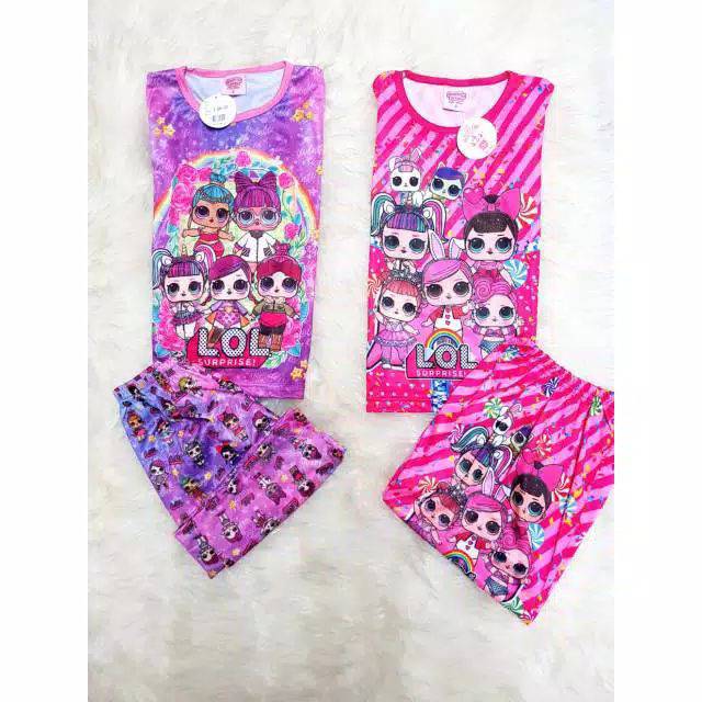 Baju setelan anak perempuan Gambar LOL