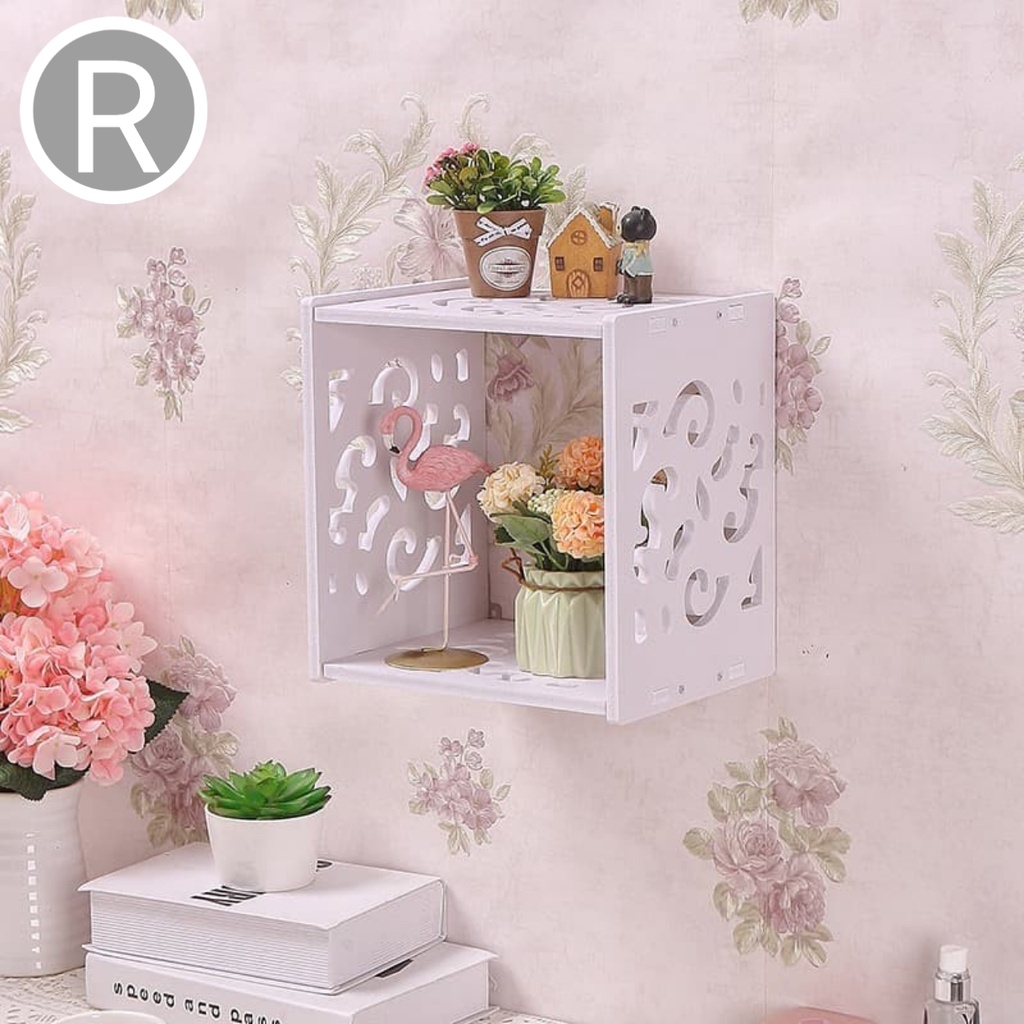 rak kosmetik - rak dinding, rak serbaguna, rak kosmetik dinding, rak kamar, rak dinding kayu