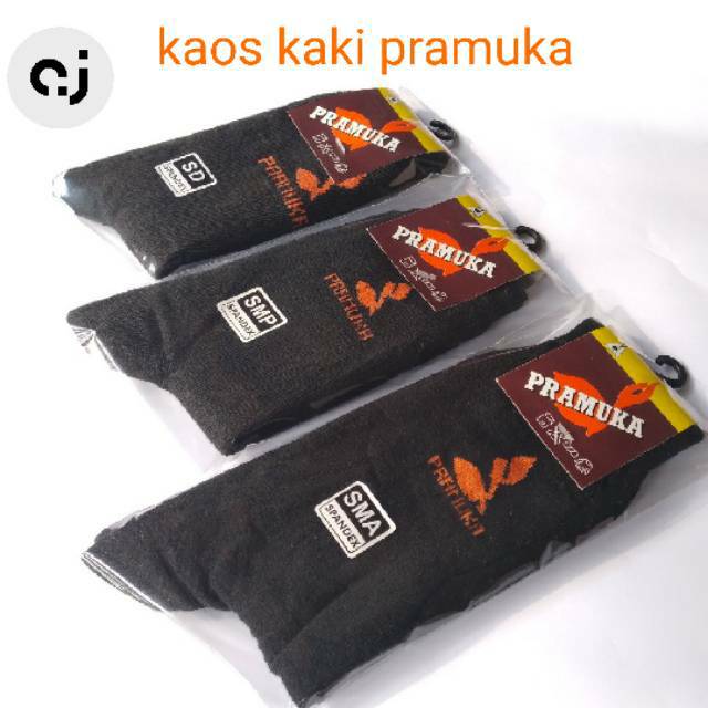 TOKO KL| kaos kaki anak sekolah pramuka SD SMP SMA motif tunas kelapa bahan katun lembut