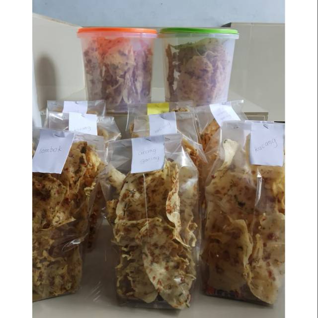 

Rempeyek Lombok Varian Rasa Toples 5L