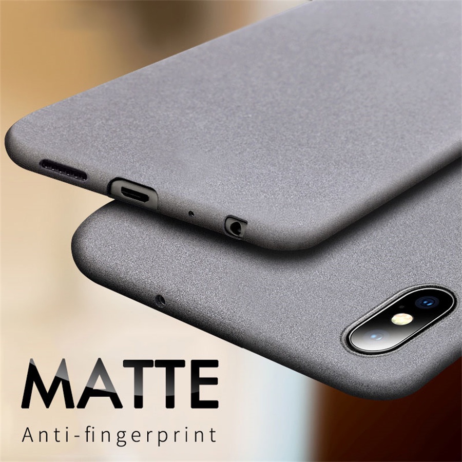 Soft Case Iphone X / Iphone Xs Iphone XR Iphone Xs Max Slim Matte Silicone Sandstone