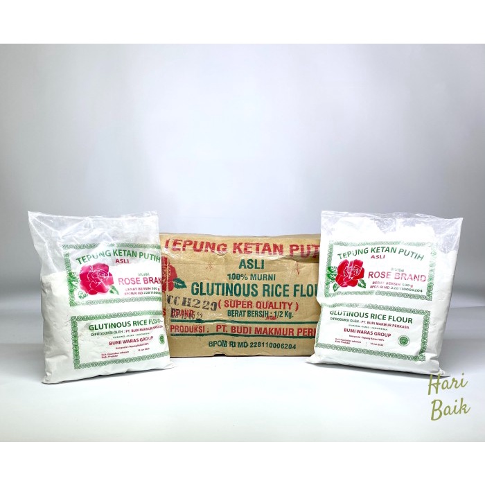 

BISA COD Tepung ketan rosebrand 500gr