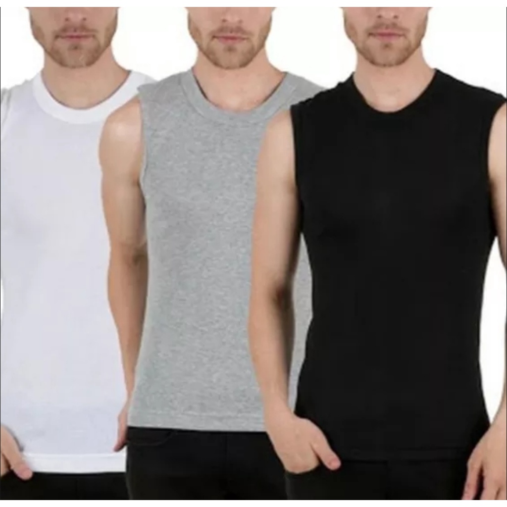 @LEKBONG PRIA LEKBONG POLOS DALAMAN PRIA BAJU DALAM PRIA KAOS TANPA LENGAN KENSI PRIA LAKBONG BAHAN 