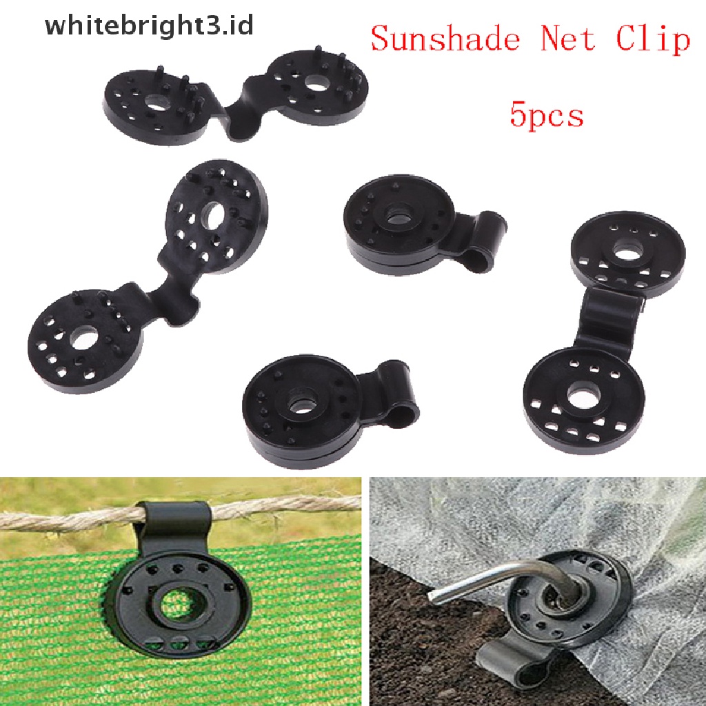 (whitebright3.id) 5pcs / Set Klip Gantungan Terpal Anti Hama Untuk Rumah Kaca