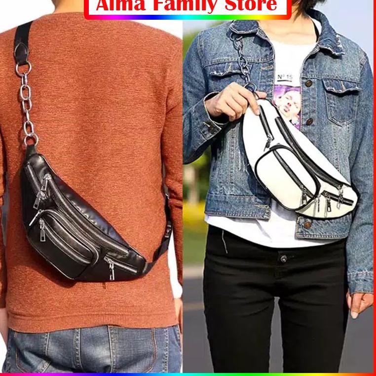 ❪BuVů❫ Waistbag Wanita SABYAN PREMIUM Tas Pinggang Selempang Slempang Dada Depan Cewek Perempuan |Pr