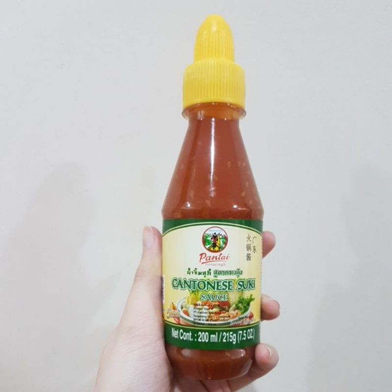 Pantai Norasingh Cantonese Suki Sauce 200 ml 215 Gr Thailand Saus Suki Kanton Shabu - Shabu