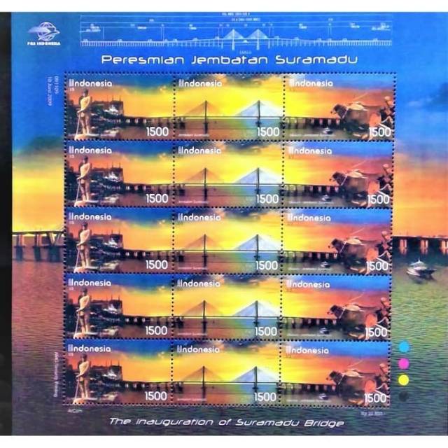 

Full Sheet Perangko Indonesia Serie Jembatan Suramadu Tahun 2009