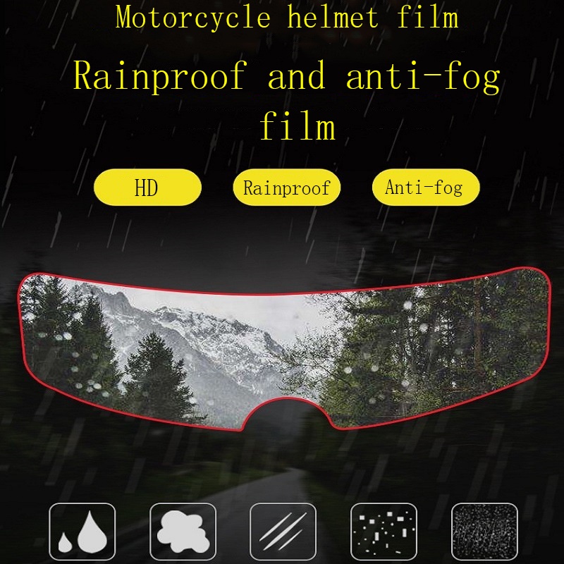 [Featured] Motorcycle Helmet Clear Anti-fog And Rain Film