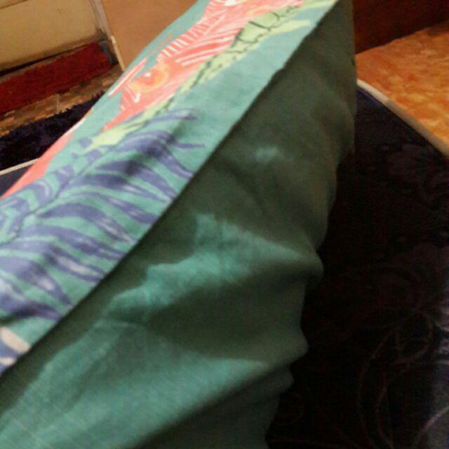 Bantal Cinta Jumbo Ukuran 50x100 Katun Jepang Halus Pigura Bordir