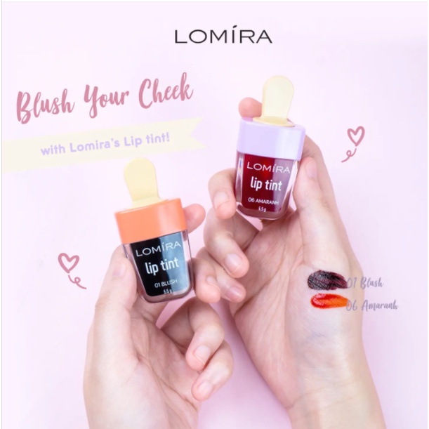 LOMIRA LIPTINT | LIP TINT LOMIRA | PEWARNA BIBIR MURAH | LOMIRA LIPTINT ICECREAM