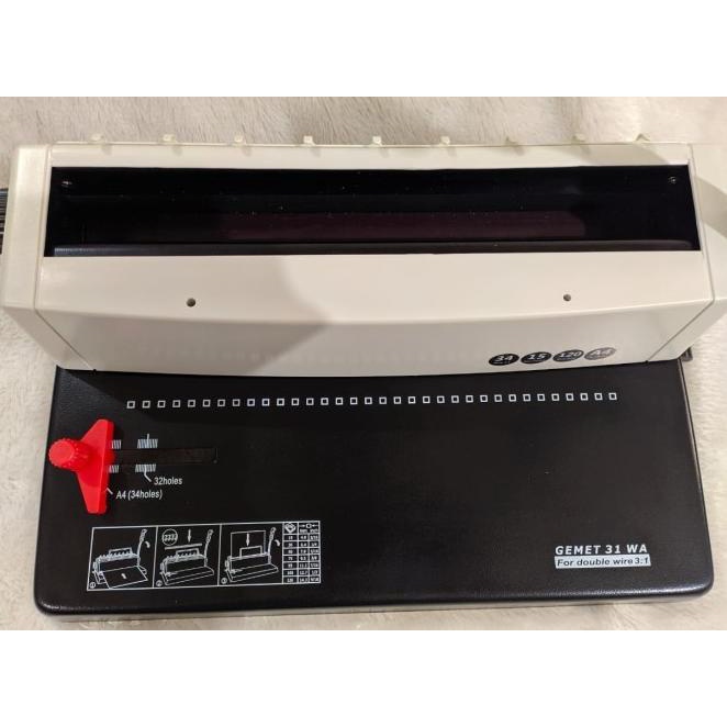 

Mesin Jilid Spiral Kawat Gemet 31 Wa Pitch 3:1 Lubang Kotak Diskon