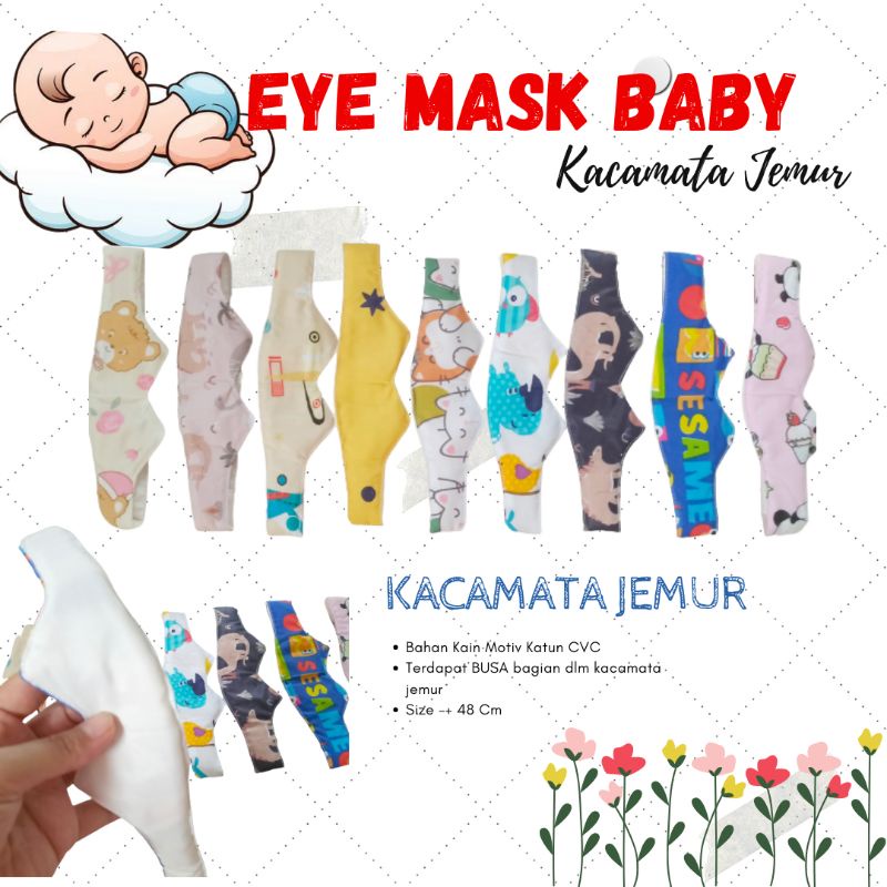 KACAMATA JEMUR BAYI MURAH || EYE MASK