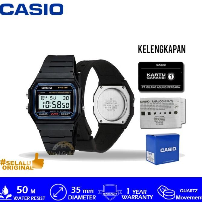 Casio GENERAL F91W1DG / F-91W-1DG / F91W ORIGINAL