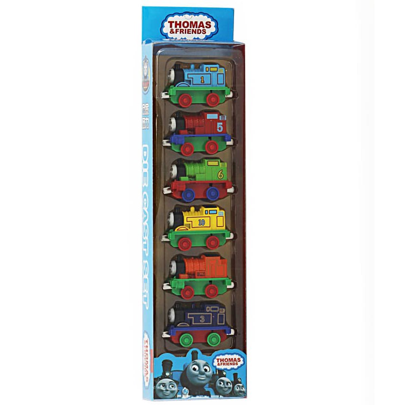 Mainan Anak DIECAST SET THOMAS ISI 6PCS MAINAN KERETA THOMAS
