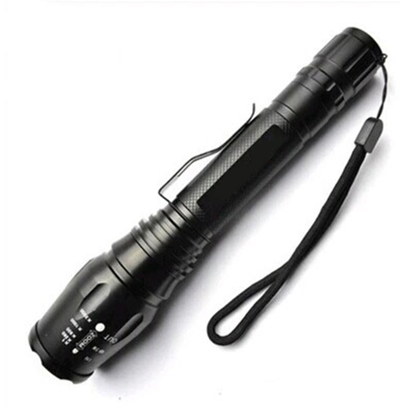 TaffLED Senter LED Flashlight Cree XM-L T6 3800 Lumens - E27 - Black