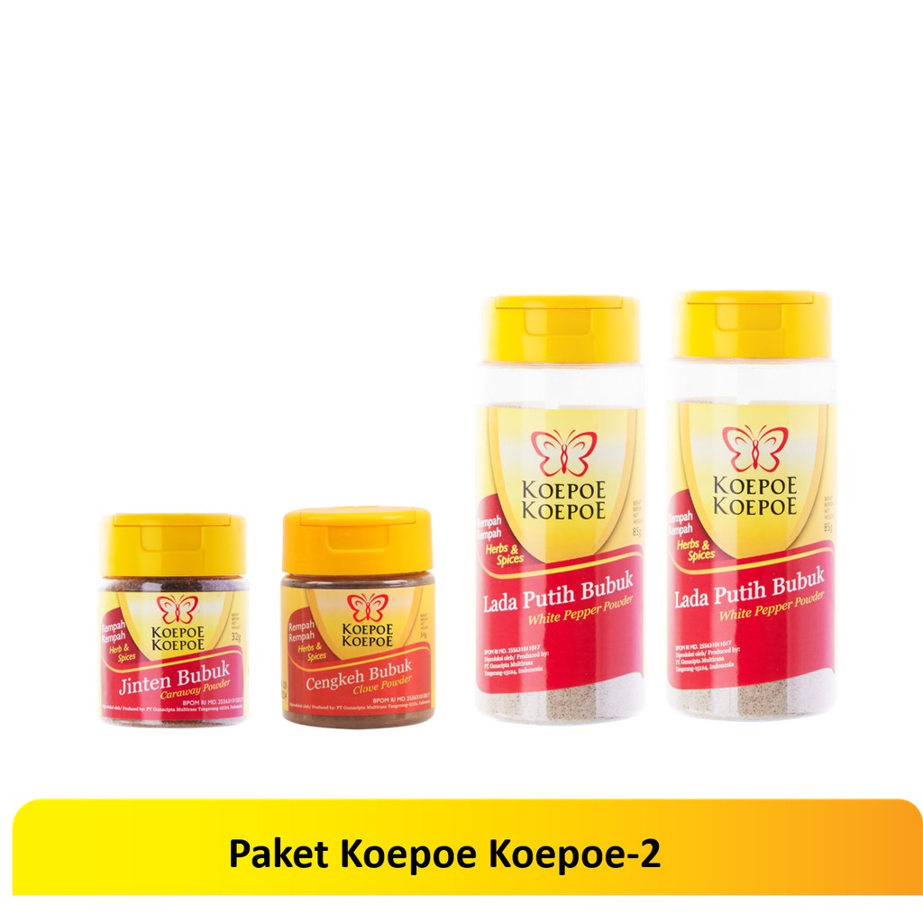 

PAKET KOEPOE KOEPOE-2 (ONLINE) LADA PTH 85 2PCS + JINTEN BBK 32 1PCS + CENGKEH BBK 34 1PCS