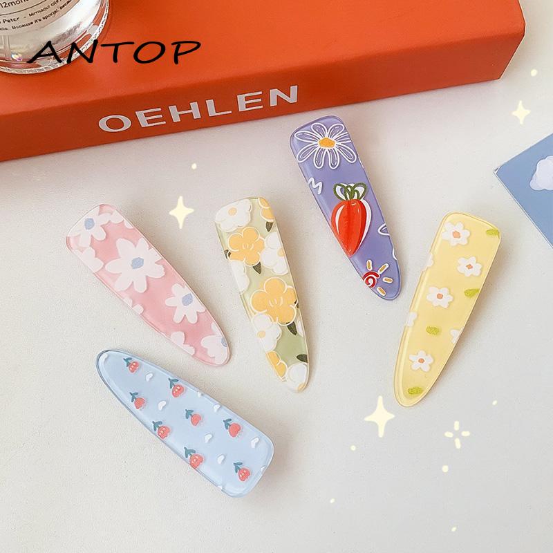 Jepit Rambut Motif Bunga Untuk Wanita