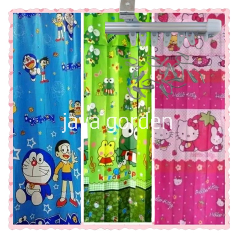GORDEN JENDELA KAMAR GORDEN PINTU KAMAR GORDEN TIRAI GORDYN KORDEN GORDENG Gorden katun jepang canto