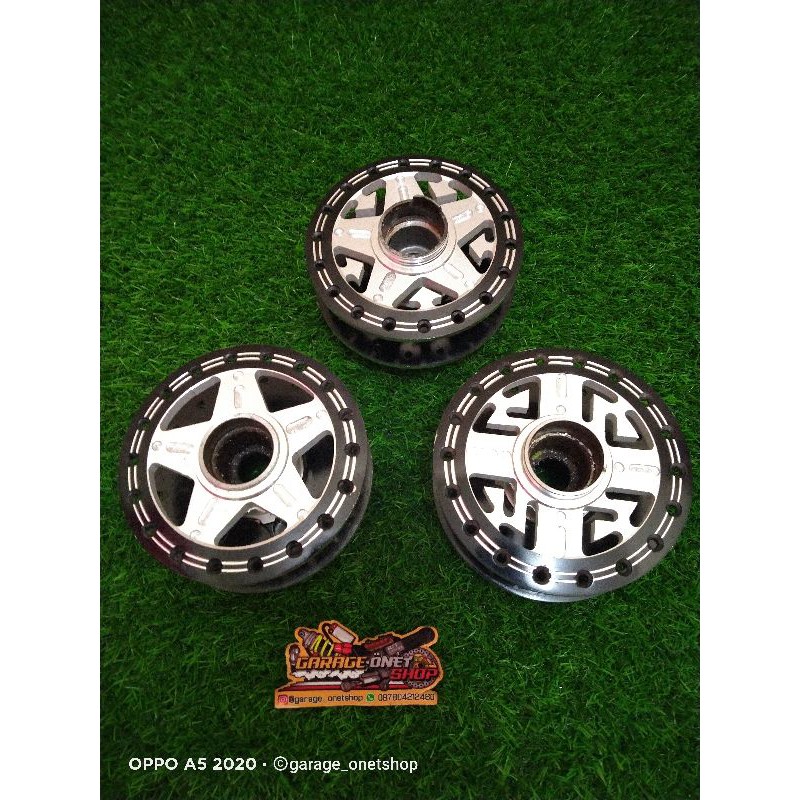Tromol depan mio ori bahan coak bubut