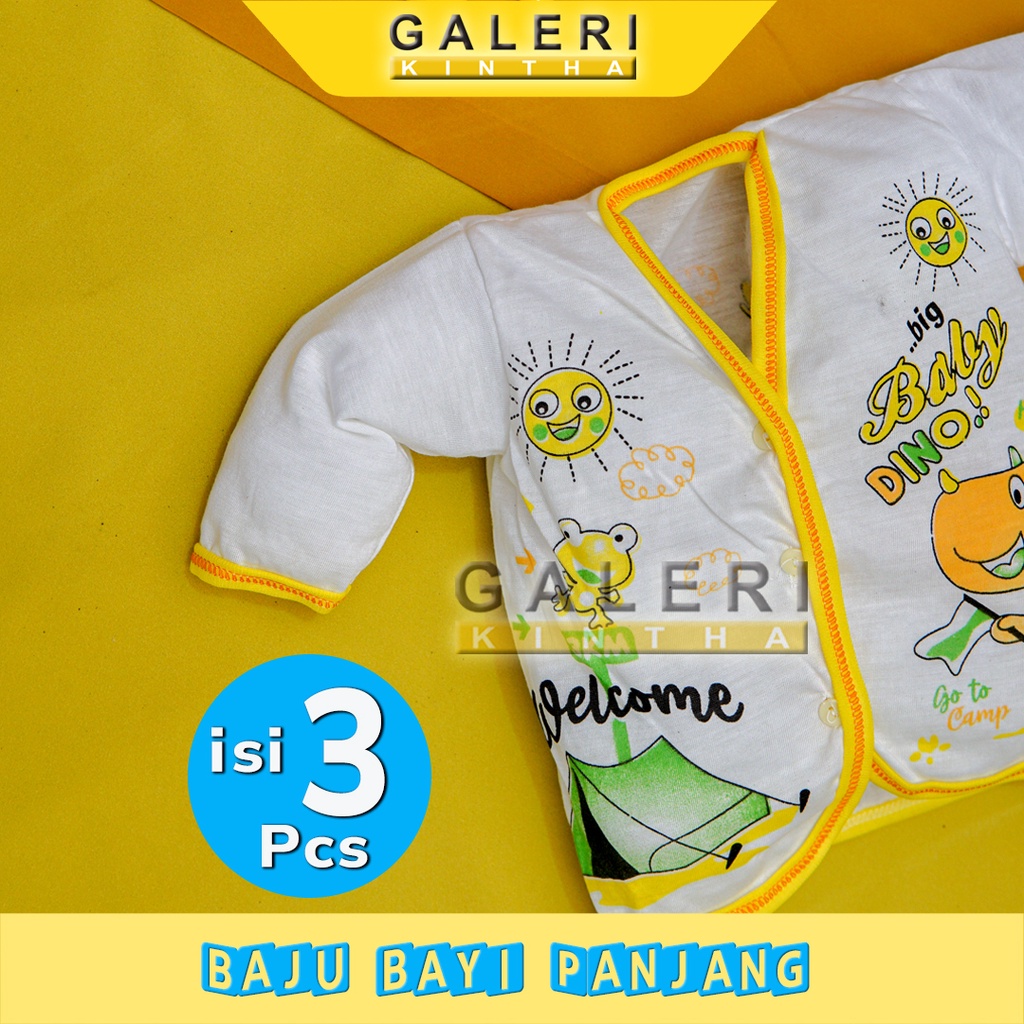 Baju Bayi Laki laki Lengan Panjang Newborn 0 12 Bulan