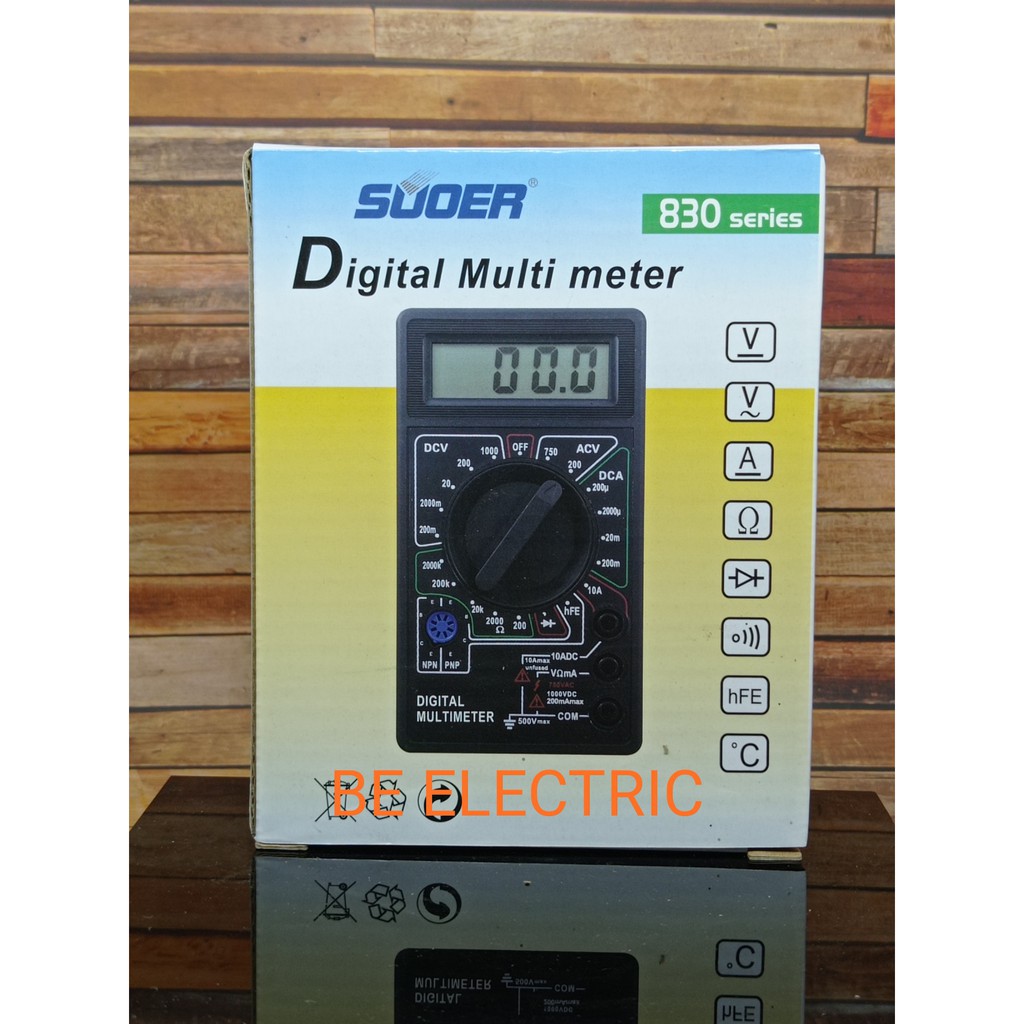 MULTIMETER DIGITAL SUOER DT 830D