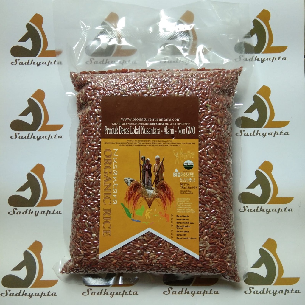 

BERAS MERAH ORGANIK 1 KG