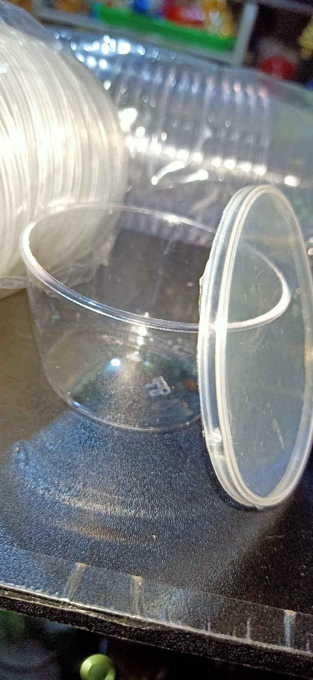 Gelas Puding Mini Ttp Datar + Tutup