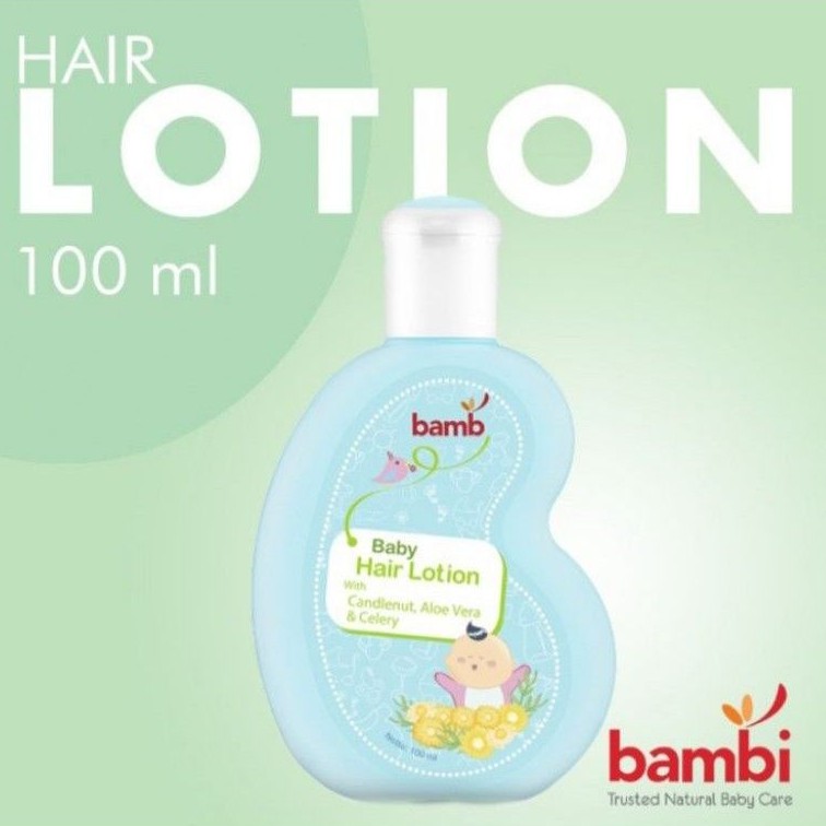 BAMBI Baby Hair Lotion with Candlenut and Aloe vera serta Celery 100ml