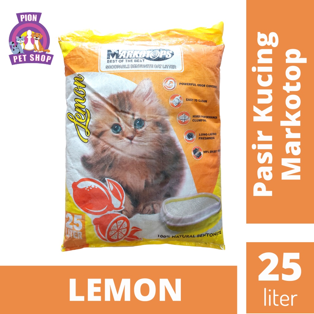 Markotops Cat Litter/pasir kucing 25 Liter