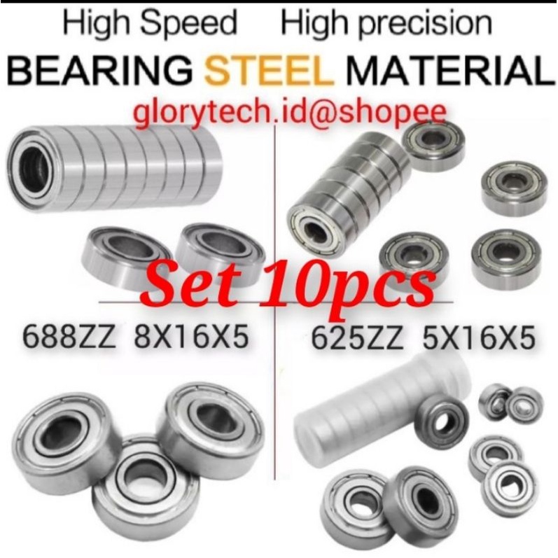 BEARING 625ZZ 688ZZ 608ZZ