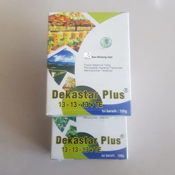 Produk Terbaik] Pupuk Slow Release Dekastar 13-13-13 100 Gr (Anggrek, Kaktus, Sukulen)