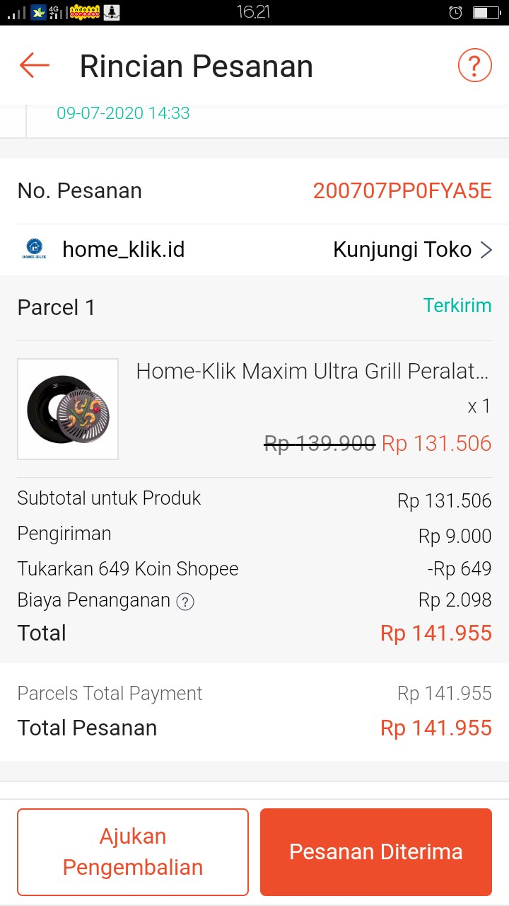 Maxim Ultra Grill Peralatan Memanggang Serbaguna 25 Cm