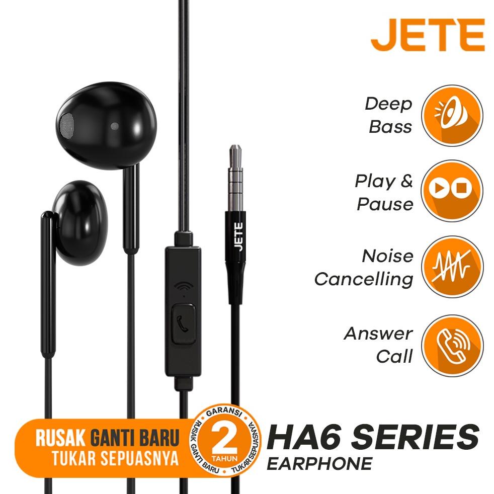 Bundling Headset Jete Ha5 + Headset Jete Ha6 + Pouch - Garansi 2 Tahun
