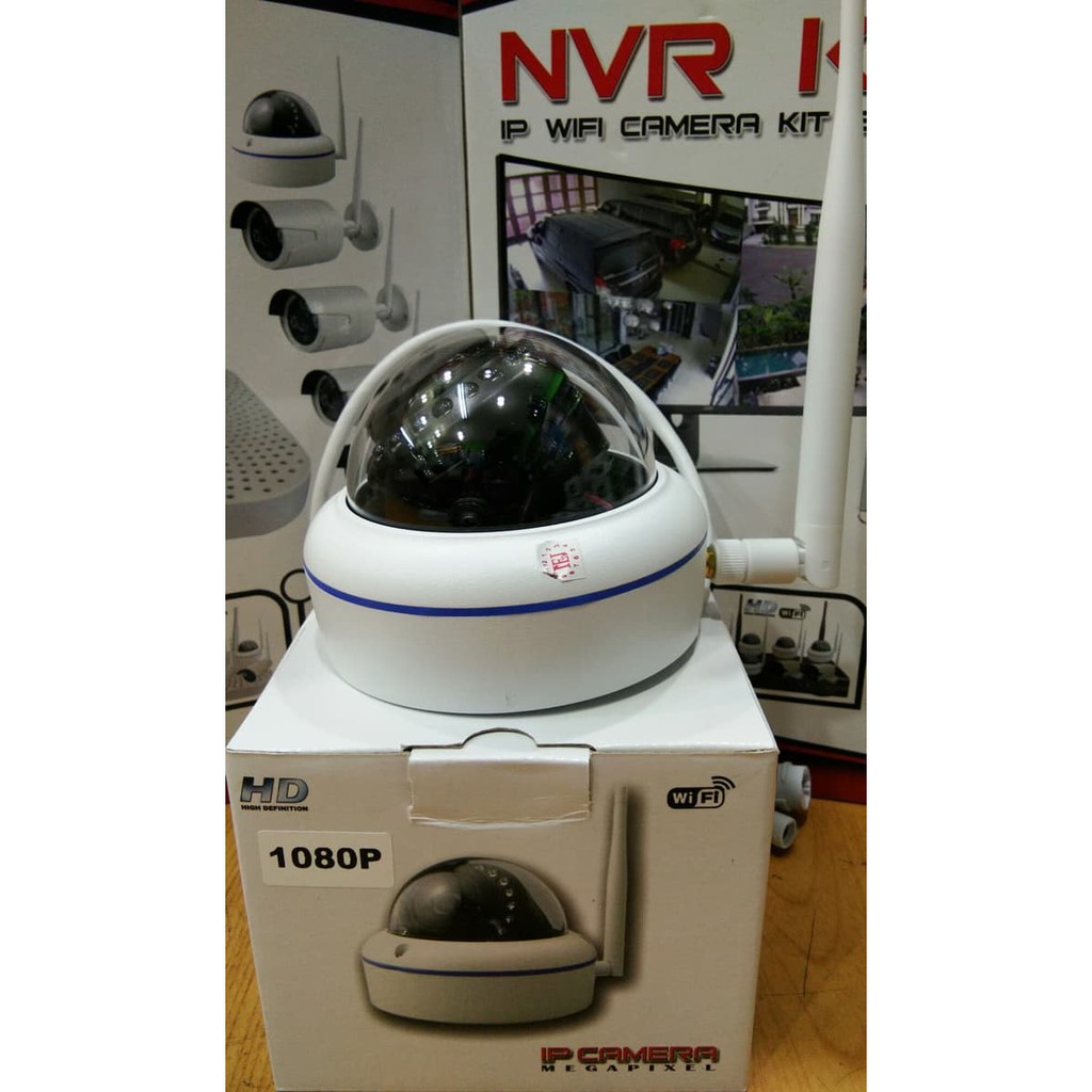 paket cctv wireless audio series 4ch tinggal pasang 1080p lensa 5mp  full hd build in repeater