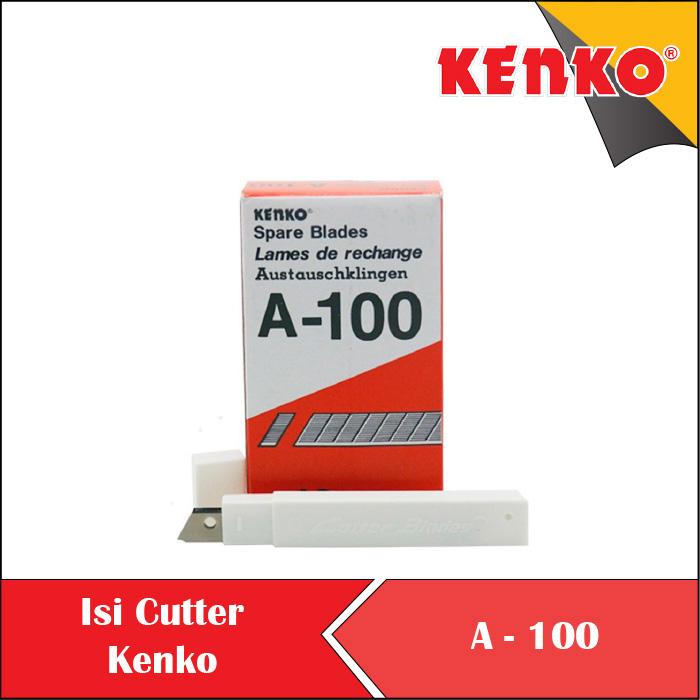 

Refill Pisau Isi Cutter kecil A100 Cuter Kater Pisau KENKO