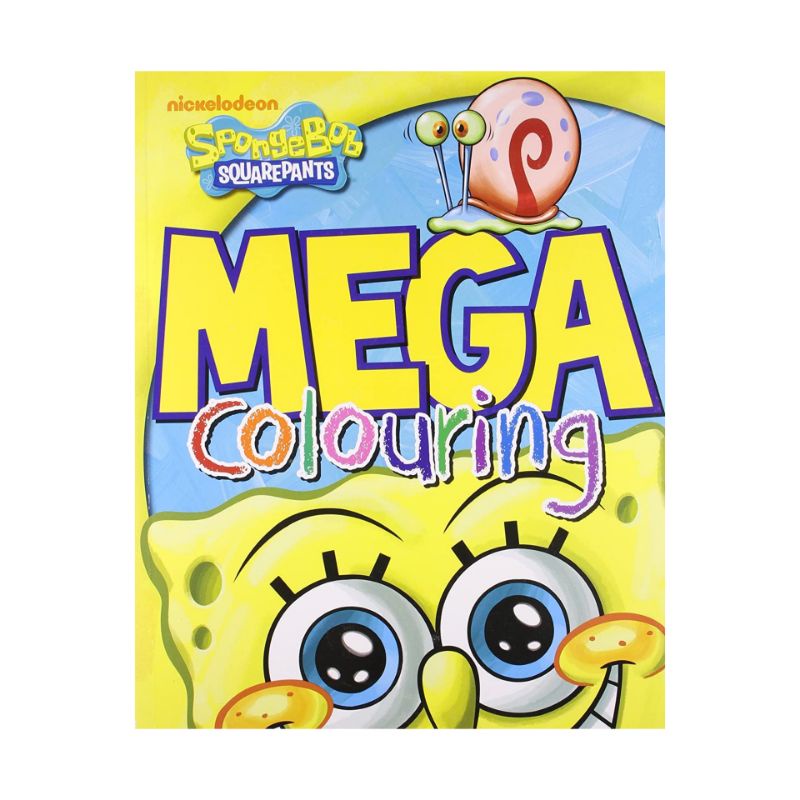 Jual Buku Mewarnai Anak Spongebob Squarepants Mega Colouring Book ...