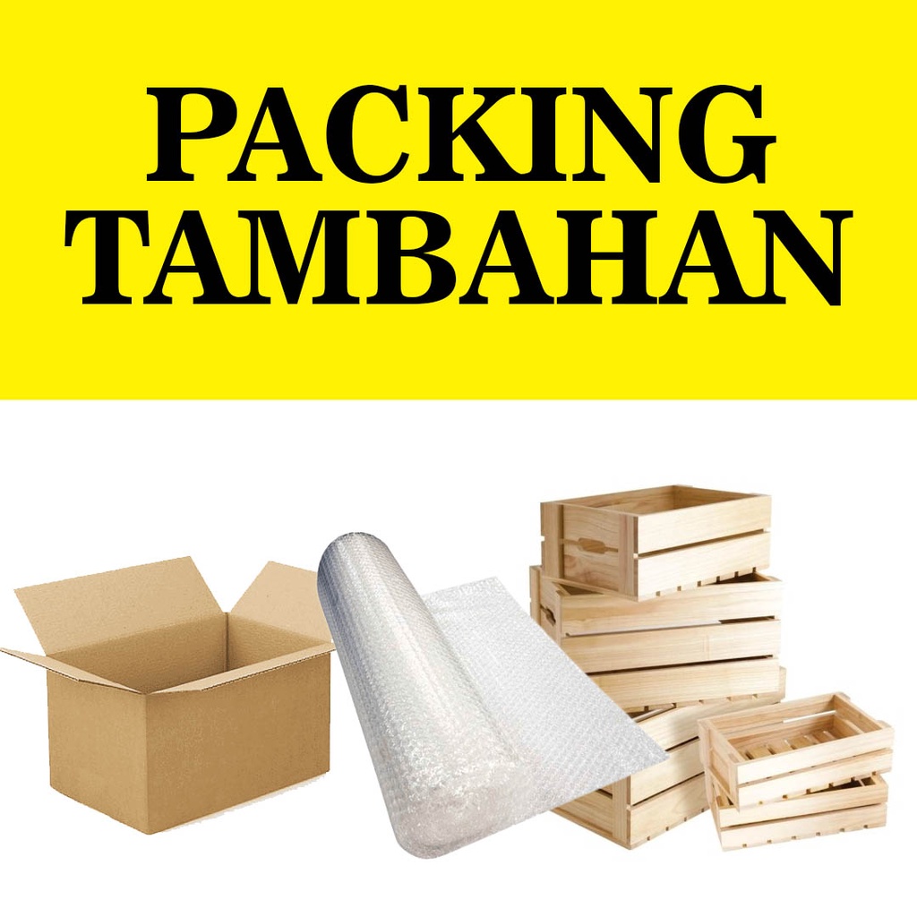 

Extra DUS & BUBBLE WRAP Tambahan Packing Paket Box Ekstra Kardus Buble Pengaman