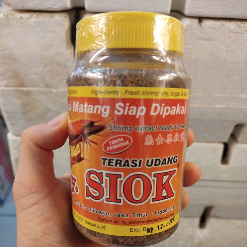 

terasi matang ny. siok / terasi bakar ny. siok
