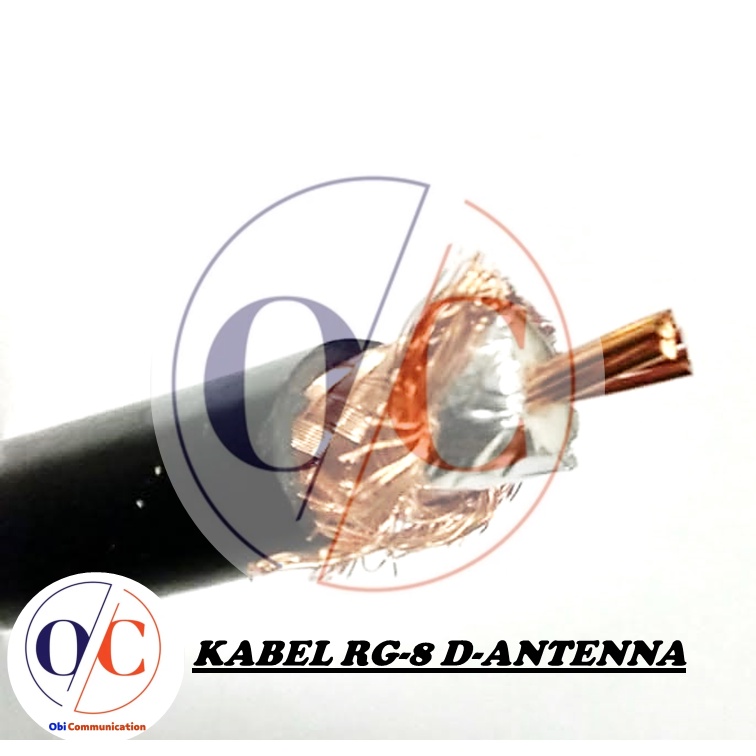 Kabel Rg-8 Serabut Full tembaga Coax D-Antena