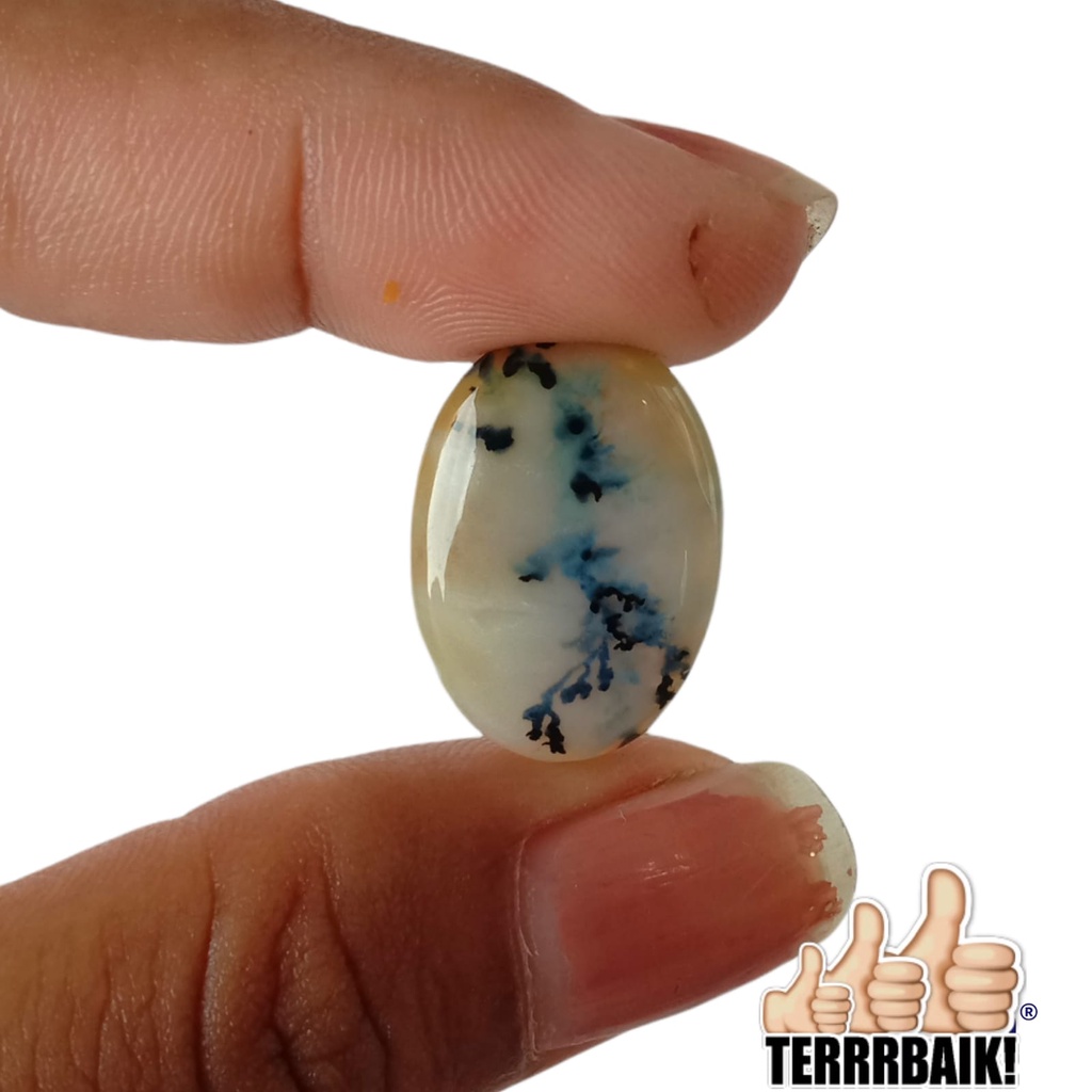 Batu Akik Motif Serat Hitam Asli Batu Alam