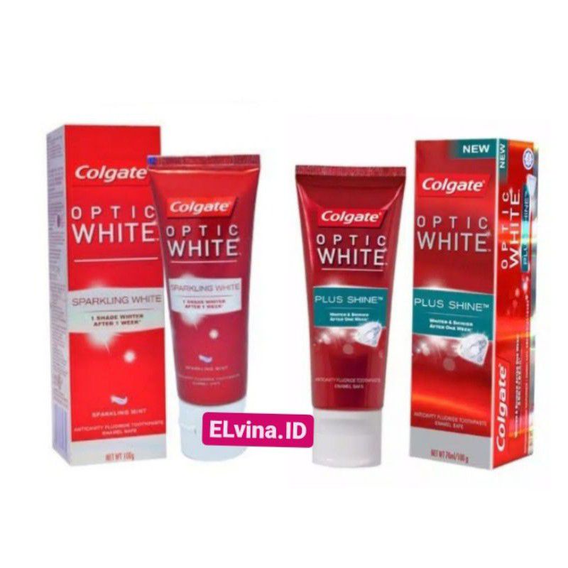 COLGATE OPTIC WHITE 100GR | COLGATE SENSITIVE PRO-RELIEF WHITENING 110GR