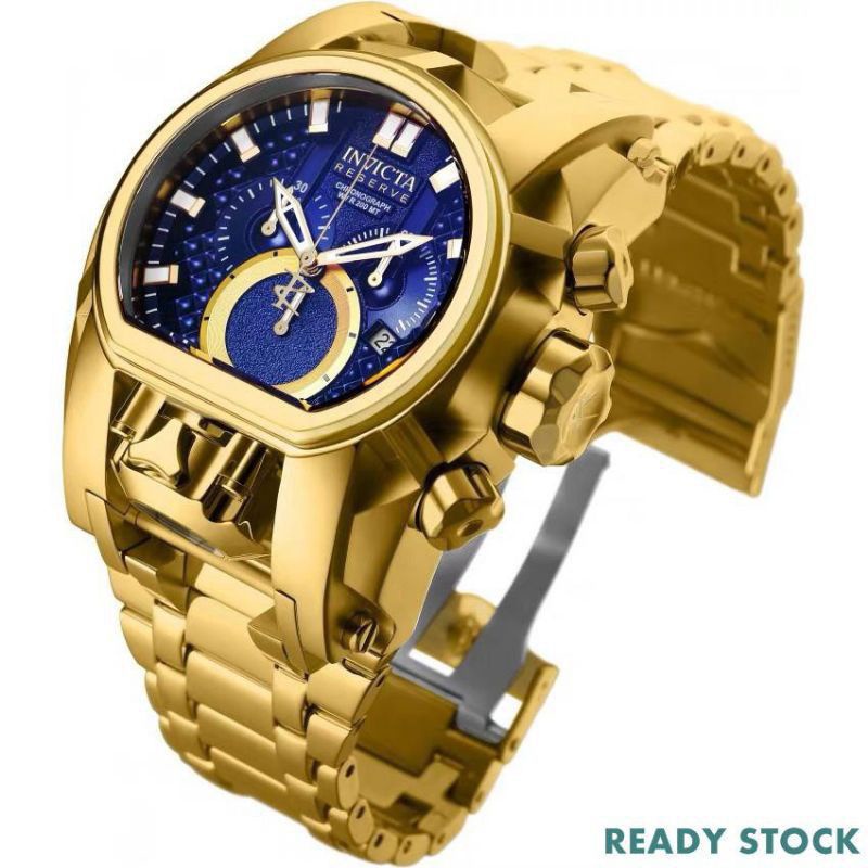 READY JAM TANGAN PRIA INVICTA BOLT CHRONOGRAPH GARANSI 1 TAHUN