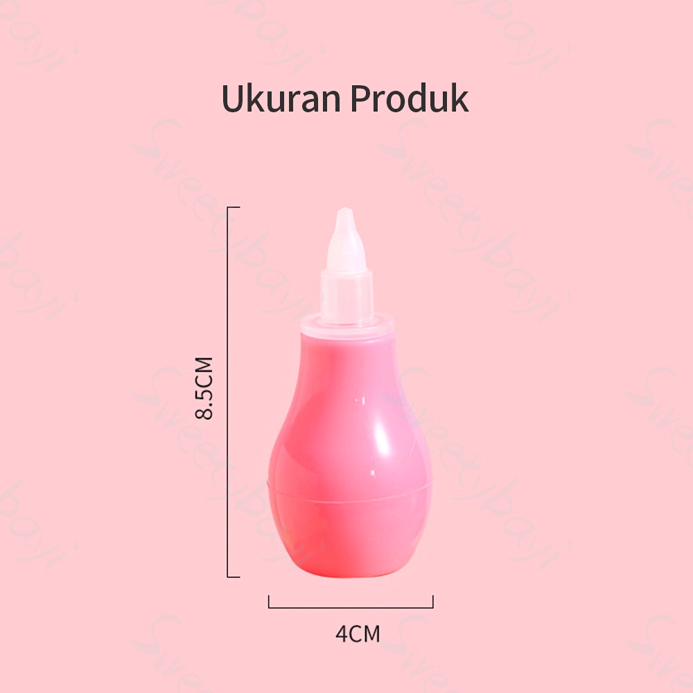 Sweetybayi Sedotan Pembersih Hidung Bayi Anak Ingus Lendir Nose Cleaner Nasal Aspirator BPA free