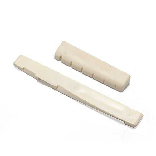 TaffSTUDIO Bridge Pins + Saddle Senar Gitar Akustik - A009-Beige