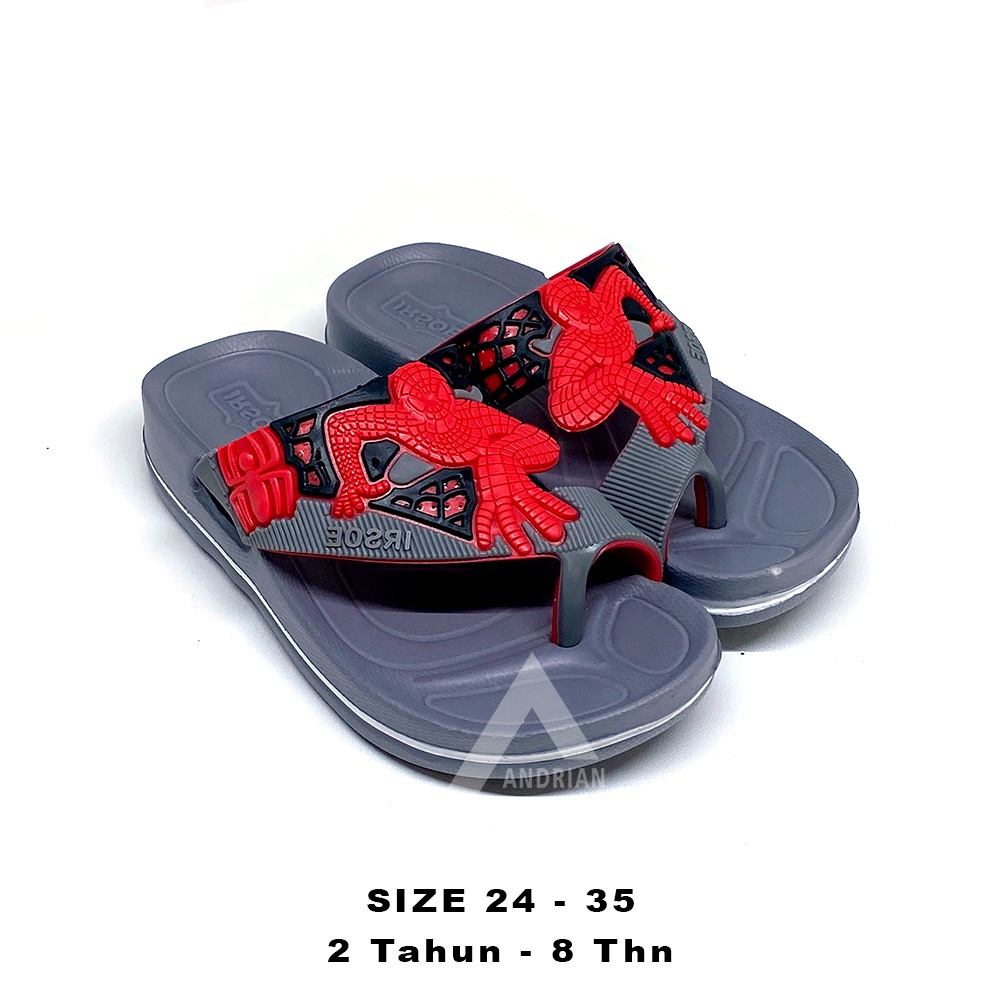 Andrian KS - Sandal Jepit Anak Laki-laki Model Spider Keren