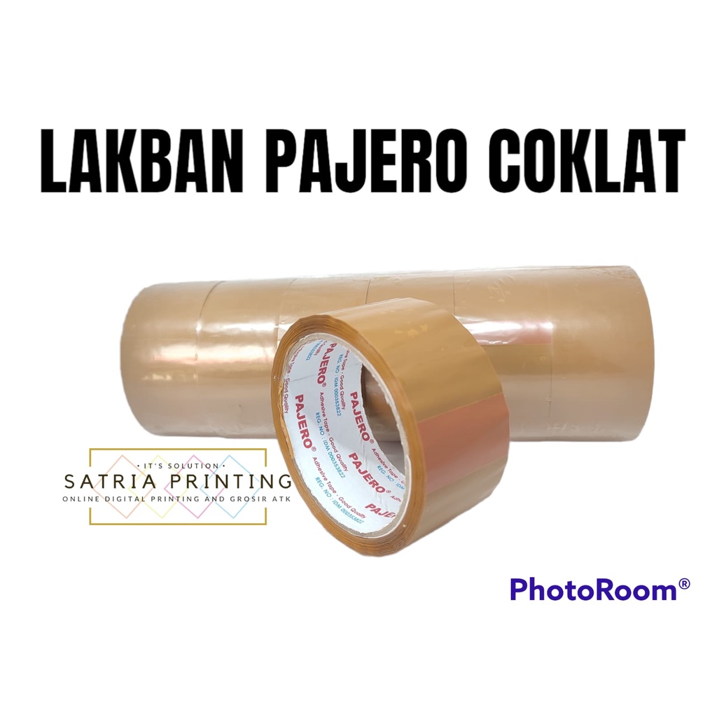 

OPP Tape / Isolasi Plakban / Lakban Coklat 45mm Merk Pajero