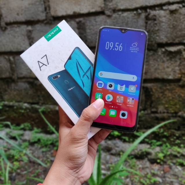 Oppo A7 Second ram 4/64 mulus terawat